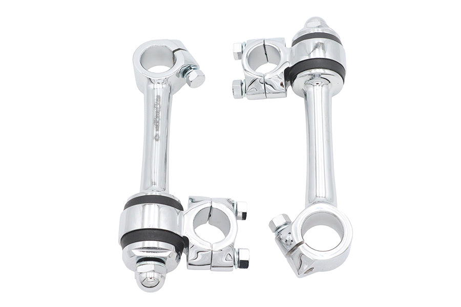 Chrome Replica 5-1/2 inch Flander Riser Set