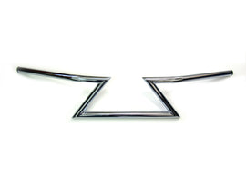 Chrome 6 inch Z Handlebars without Indents
