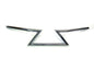 Chrome 6 inch Z Handlebars without Indents