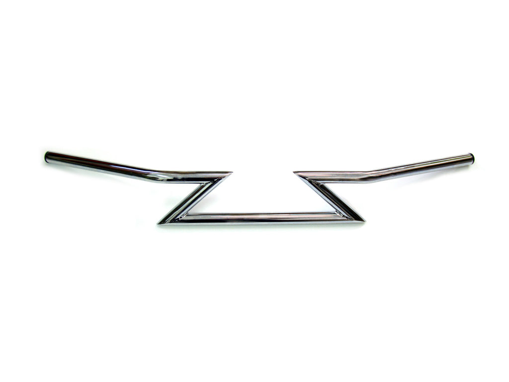 Chrome 4 inch Z Handlebars without Indents