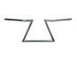10 inch Z Handlebars Chrome without Indents
