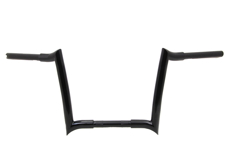 12 inch Ape Handlebar without Indents Black