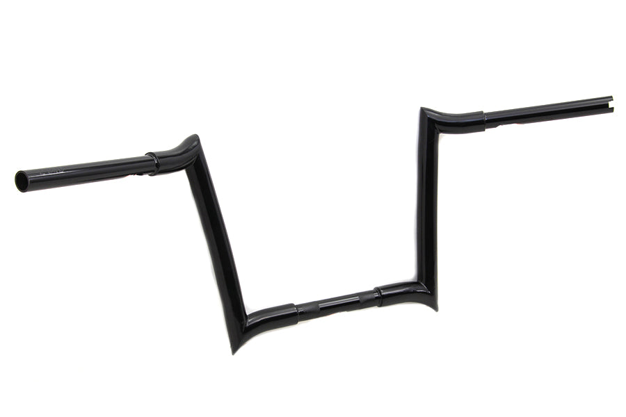 12 inch Ape Handlebar without Indents Black