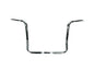 14 inch Dresser Ape Hanger Handlebar with Indents Chrome