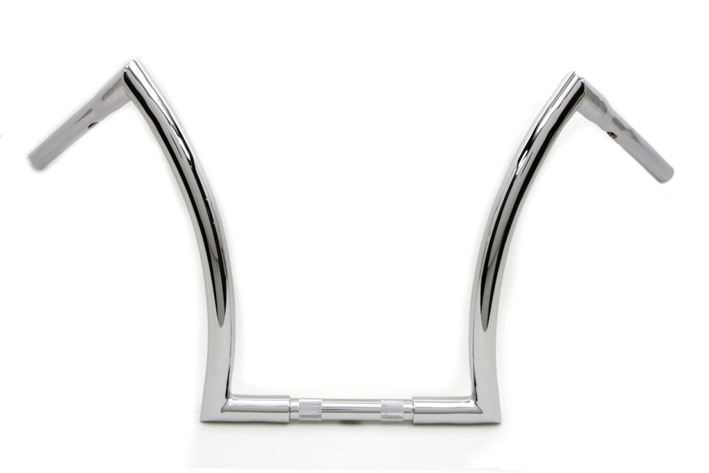 16 inch Z Handlebar with Indents Chrome