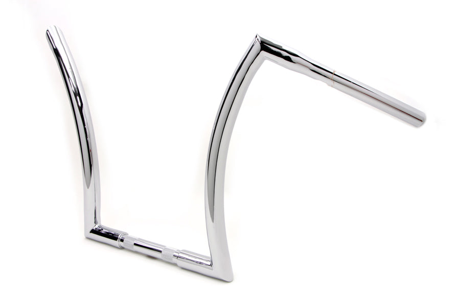16 inch Z Handlebar with Indents Chrome