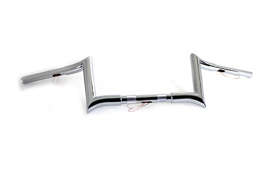 8 inch Chrome Z-Bar Handlebar with Indents