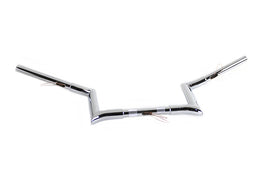8 inch Chrome Z-Bar Handlebar with Indents
