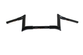 8 inch Black Z-Bar Handlebar with Indents