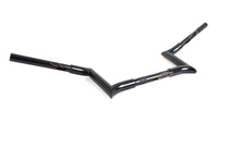 Load image into Gallery viewer, 8 inch Black Z-Bar Handlebar with Indents