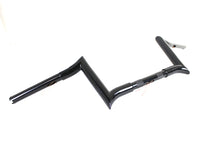 Load image into Gallery viewer, 8 inch Black Z-Bar Handlebar with Indents