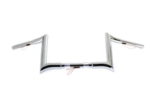 Load image into Gallery viewer, 10 inch Chrome Z-Bar Handlebar with Indents