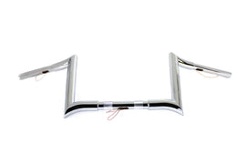 10 inch Chrome Z-Bar Handlebar with Indents
