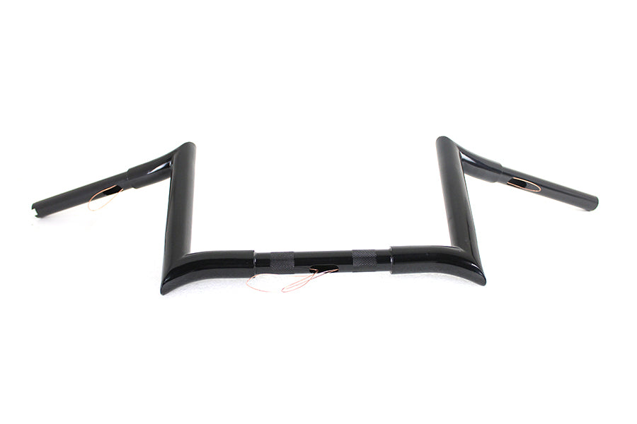 10 inch Black Z-Bar Handlebar with Indents