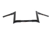 Load image into Gallery viewer, 10 inch Black Z-Bar Handlebar with Indents