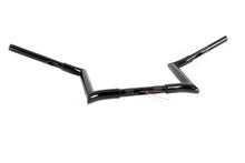 Load image into Gallery viewer, 10 inch Black Z-Bar Handlebar with Indents