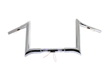 Load image into Gallery viewer, 12 inch Chrome Z-Bar Handlebar with Indents
