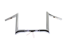 12 inch Chrome Z-Bar Handlebar with Indents