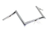 Load image into Gallery viewer, 12 inch Chrome Z-Bar Handlebar with Indents