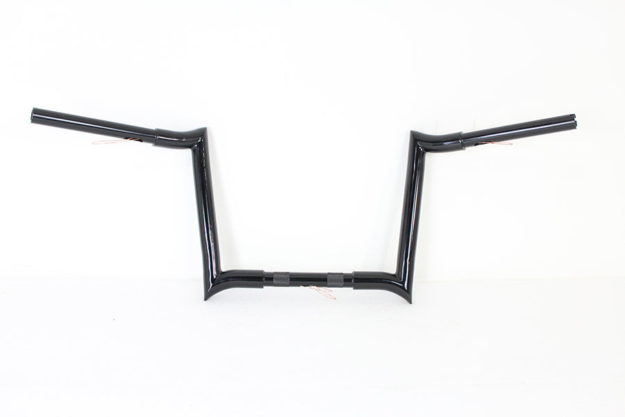 12 inch Black Z-Bar Handlebar with Indents