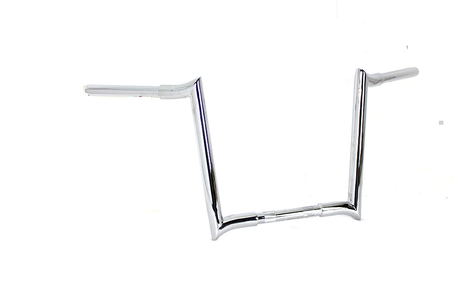 14 inch Chrome Z-Bar Handlebar with Indents