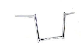 14 inch Chrome Z-Bar Handlebar with Indents