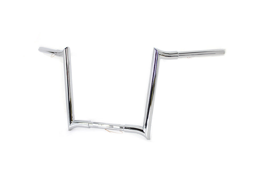 14 inch Chrome Z-Bar Handlebar with Indents