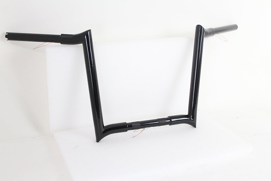 14 inch Black Z-Bar Handlebar with Indents