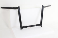 Load image into Gallery viewer, 14 inch Black Z-Bar Handlebar with Indents