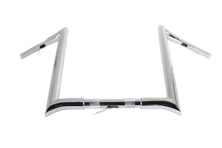 16 inch Chrome Z-Bar Handlebar with Indents