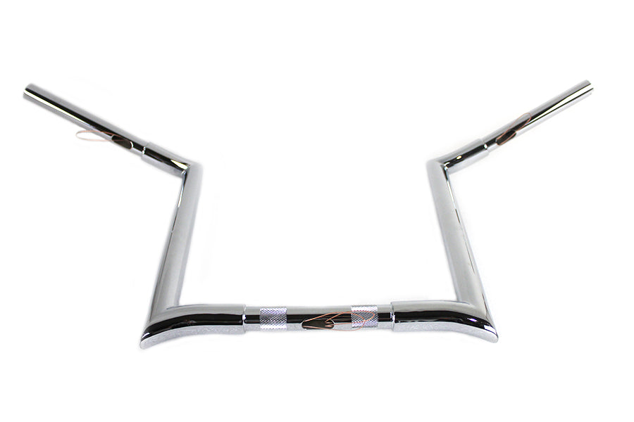 16 inch Chrome Z-Bar Handlebar with Indents