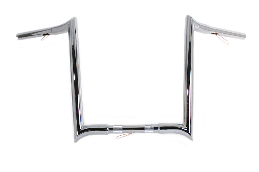 16 inch Chrome Z-Bar Handlebar with Indents