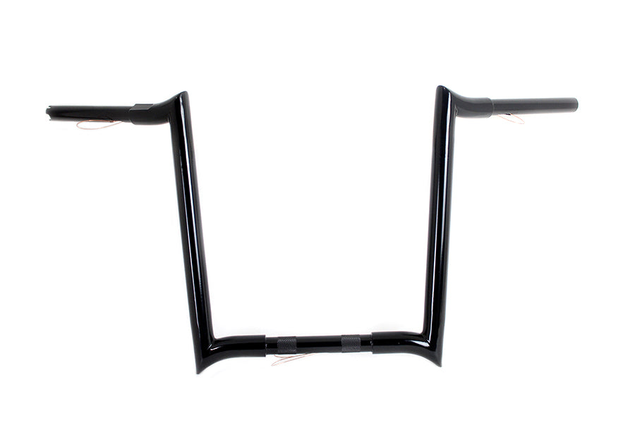16 inch Black Z-Bar Handlebar with Indents