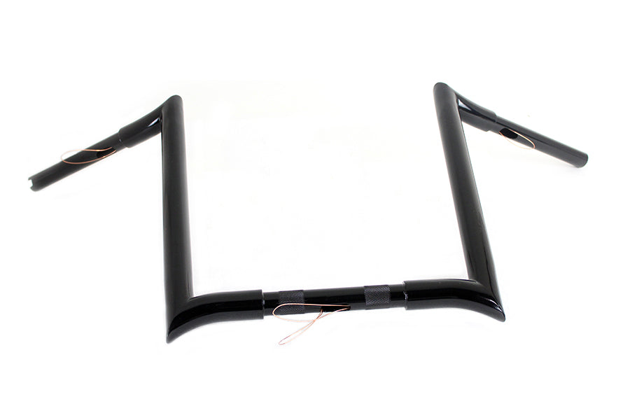 16 inch Black Z-Bar Handlebar with Indents