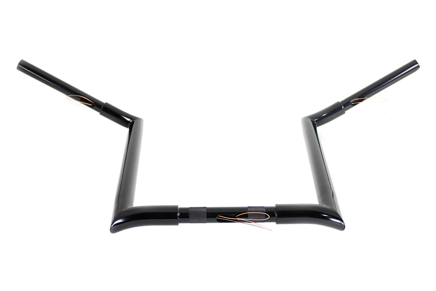 16 inch Black Z-Bar Handlebar with Indents