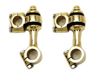Load image into Gallery viewer, Polished Brass Flanders Riser Set