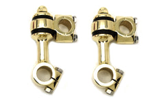 Load image into Gallery viewer, Polished Brass Flanders Riser Set