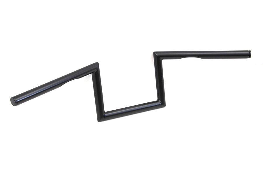7 inch Z Handlebar with Indents Black