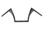 10 inch Z-Bar Handlebar with Wiring Indents and Holes Black