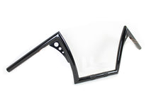 Load image into Gallery viewer, 10 inch Z-Bar Handlebar with Wiring Indents and Holes Black