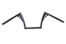 Load image into Gallery viewer, 10 inch Z-Bar Handlebar with Wiring Indents and Holes Black
