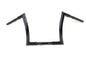 12 inch Z Handlebar without Indents Black