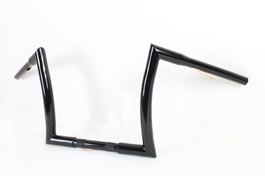 12 inch Z Handlebar without Indents Black