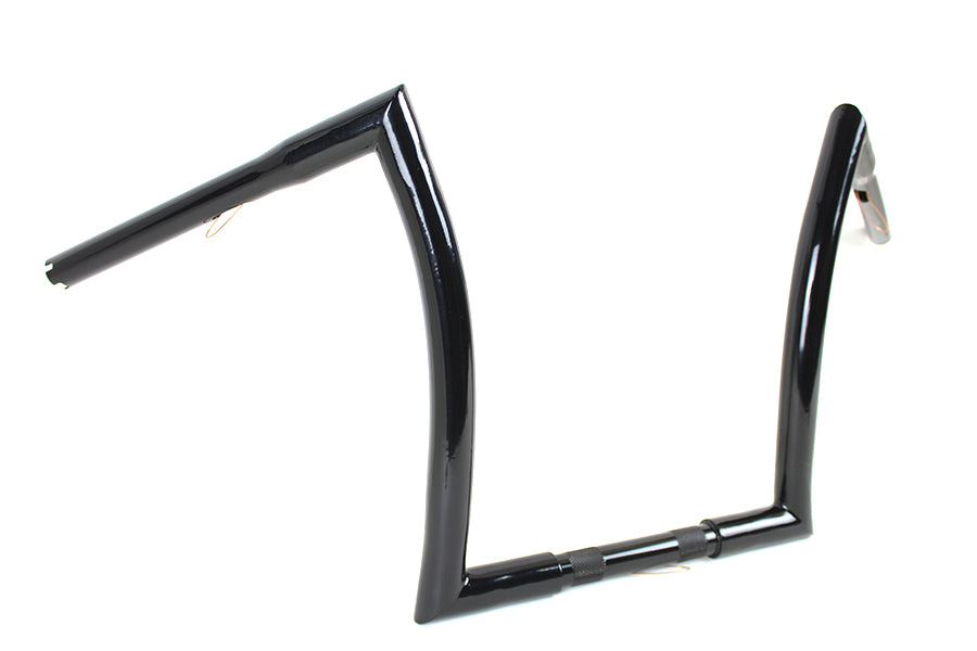 14 inch Z Handlebar without Indents Black