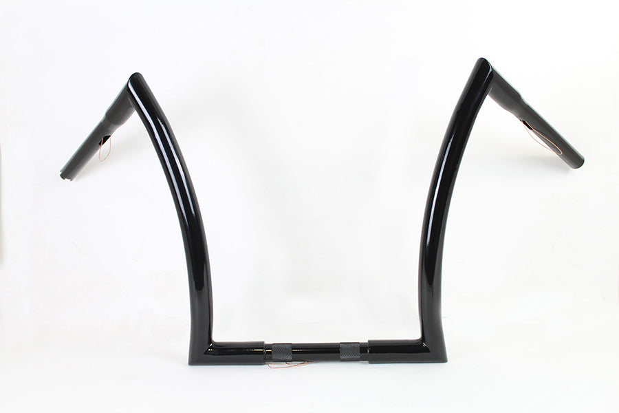 16 inch Z Handlebar with Indents Black