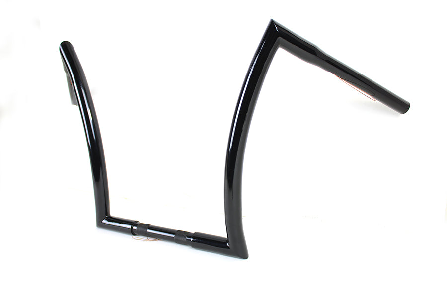 16 inch Z Handlebar with Indents Black