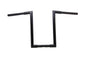 14 inch Fatty 'Z' Bar Handlebar without Indents Black