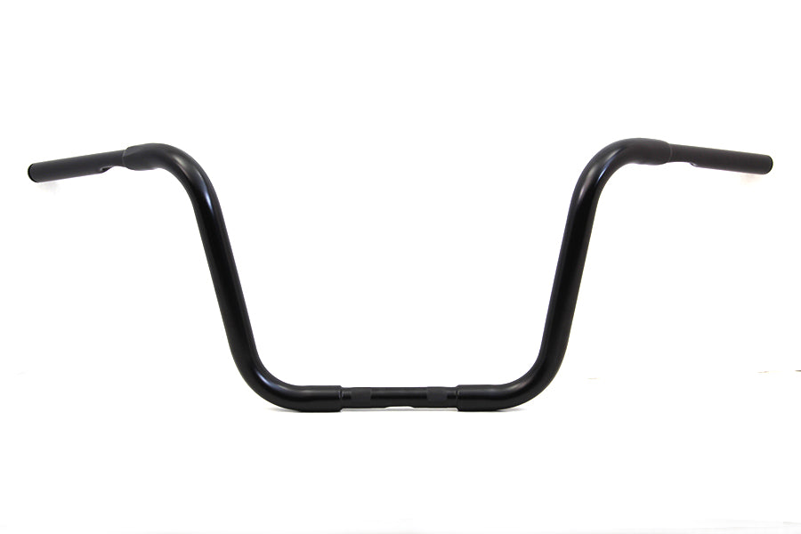 12 inch Buffalo Ape Hanger Handlebar with Indents Black