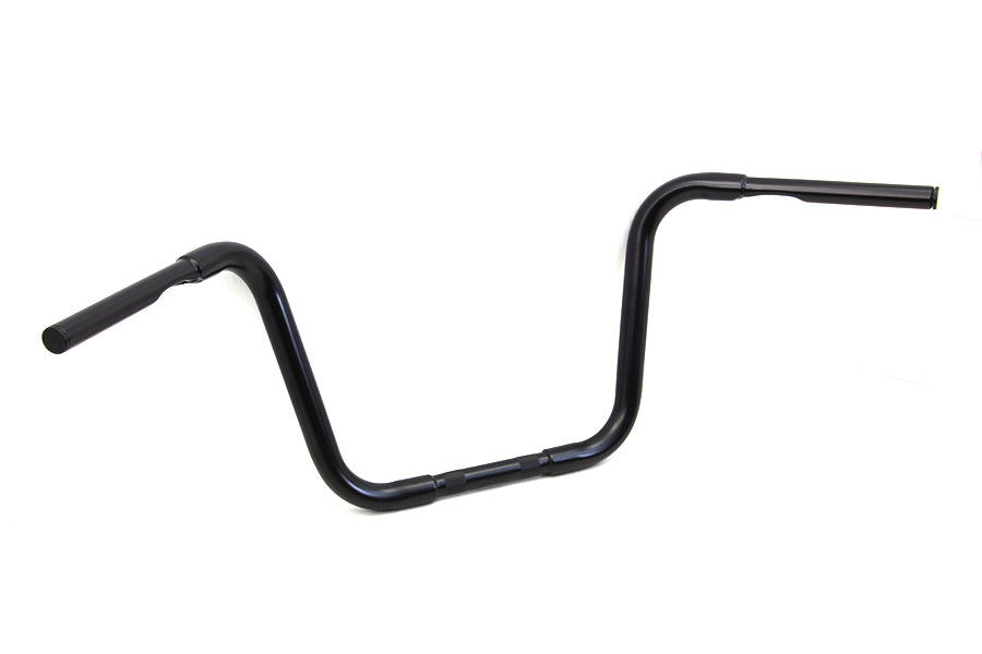 12 inch Buffalo Ape Hanger Handlebar with Indents Black