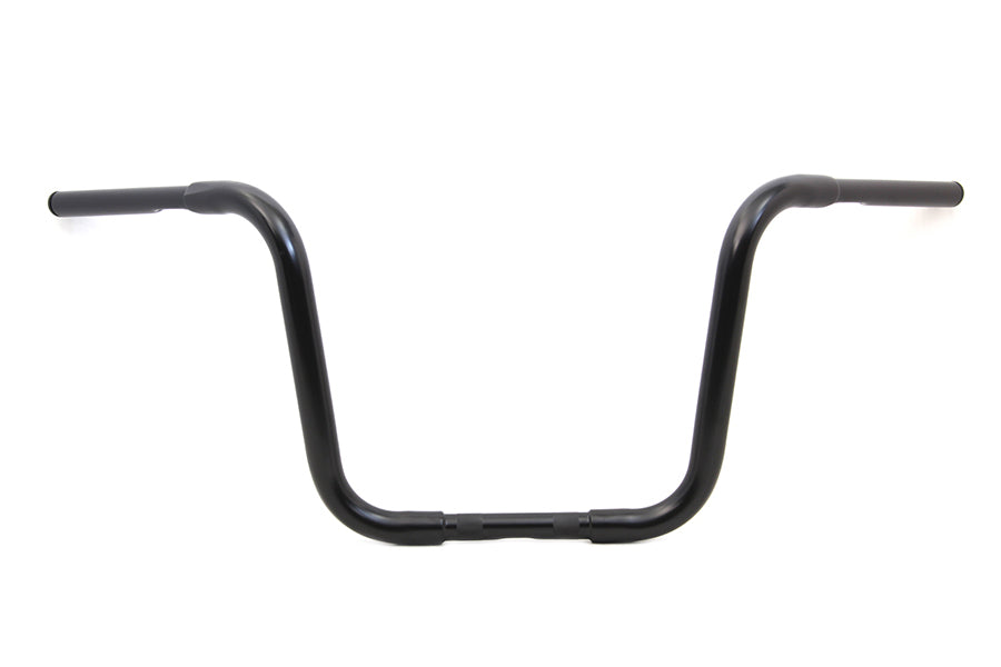 12-1/2 inch Buffalo Ape Hanger Handlebar with Indents Black